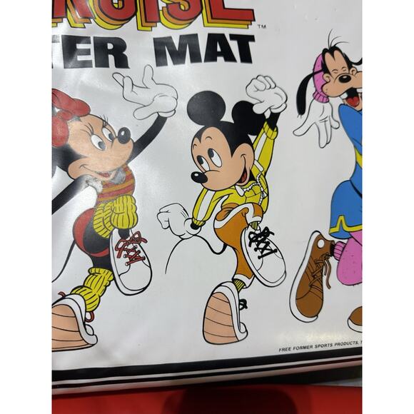 Lot Of 2 RARE Vintage Disney Mickey & Minnie Mouse Mousercise Mat EUC Playroom - Picture 12 of 13